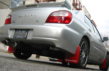 Rally Armor Red UR Mud Flap White Logo WRX 2002-2007 / STi 2002-2007 | MF1-UR-RD/WH