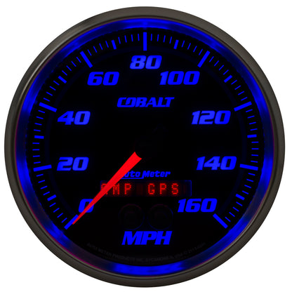 Autometer Cobalt 5in 0-140MPH In-Dash Electronic GPS Programmable Speedometer Universal | 6281