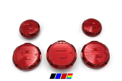 Billetworkz Engine Bay Caps - B-Series Subaru BRZ / Scion FR-S 2013+ - JDMuscleEngine Covers and CapsbwzBW-EBCB-SUB-BRZ-3RedAuto