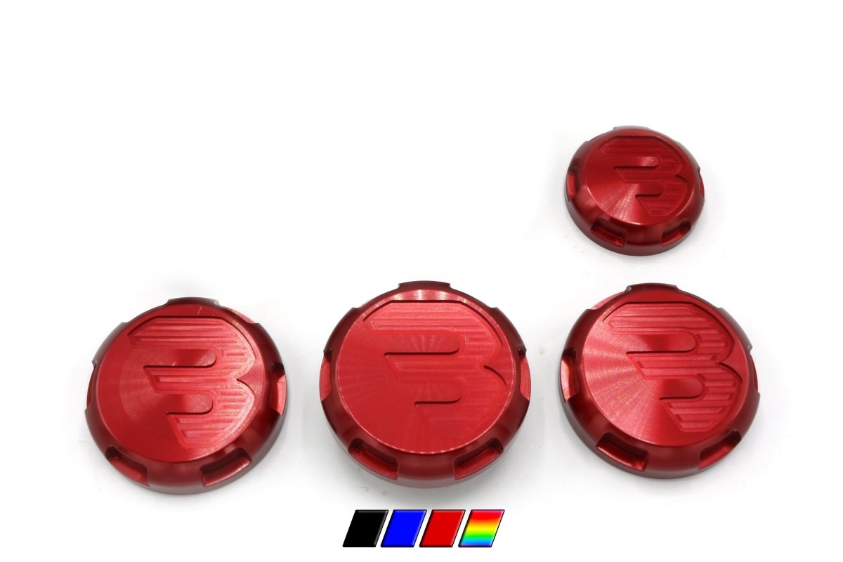 Billetworkz Engine Bay Caps - B-Series WRX 15-21 - JDMuscleEngine Covers and CapsbwzBW-EBCB-SUB-VAWRX-3Red