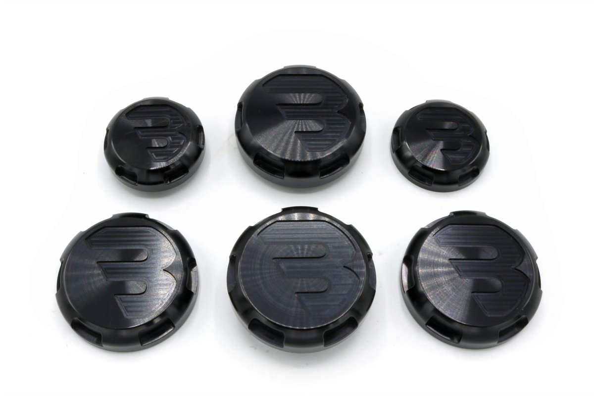 Billetworkz Engine Bay Caps - B-Series WRX/STI 2002-2007 - JDMuscleEngine Covers and CapsbwzBW-EBCB-SUB-GD-2Black