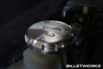 Billetworkz Engine Bay Caps - Zero Series Subaru BRZ / Scion FR-S 2013+ - JDMuscleEngine Covers and CapsbwzBW-EBCZ-SUB-BRZ-7SilverAuto