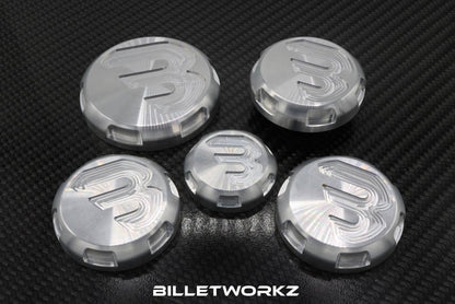 Billetworkz Engine Bay Caps - Zero Series WRX 15-21 - JDMuscleEngine Covers and CapsbwzBW-EBCZ-SUB-VAWRX-4Silver