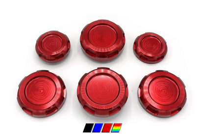 Billetworkz Engine Bay Caps - Zero Series WRX/STI 2002-2007 - JDMuscleEngine Covers and CapsbwzBW-EBCZ-SUB-GD-3Red