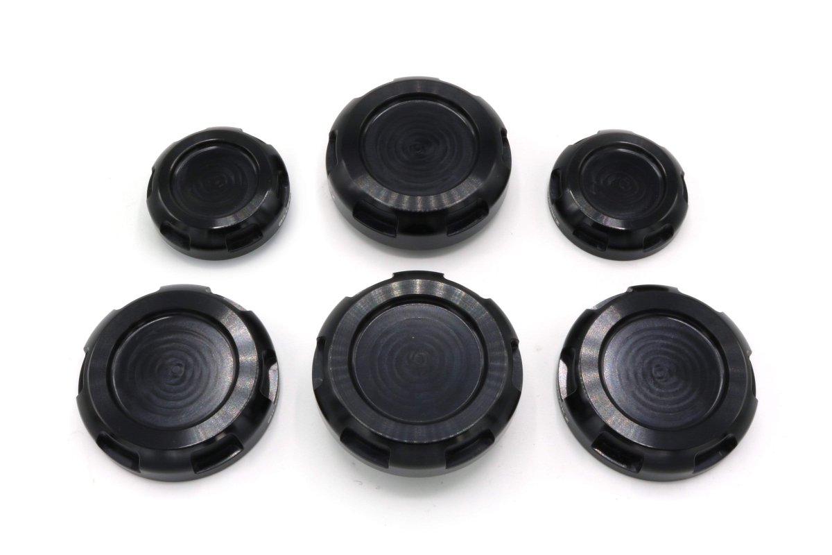 Billetworkz Engine Bay Caps - Zero Series WRX/STI 2002-2007 - JDMuscleEngine Covers and CapsbwzBW-EBCZ-SUB-GD-1Black