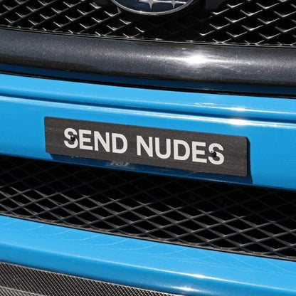 Billetworkz "Send Nudes" Plate Delete