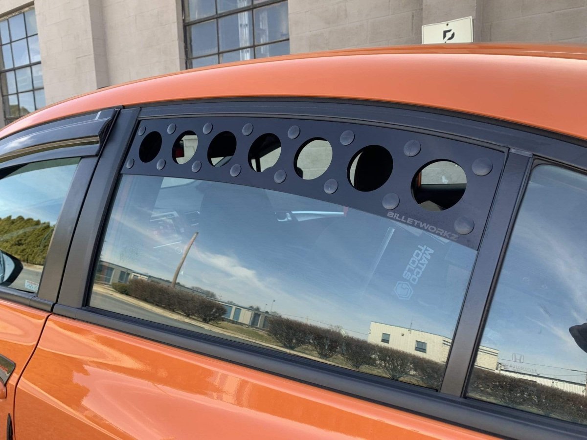 Billetworkz Window Vents Honda Civic Sedan 2012-2015 - JDMuscleDoorsbwzBW-WV-HON-CIV-BK-NMBlackNo Mesh