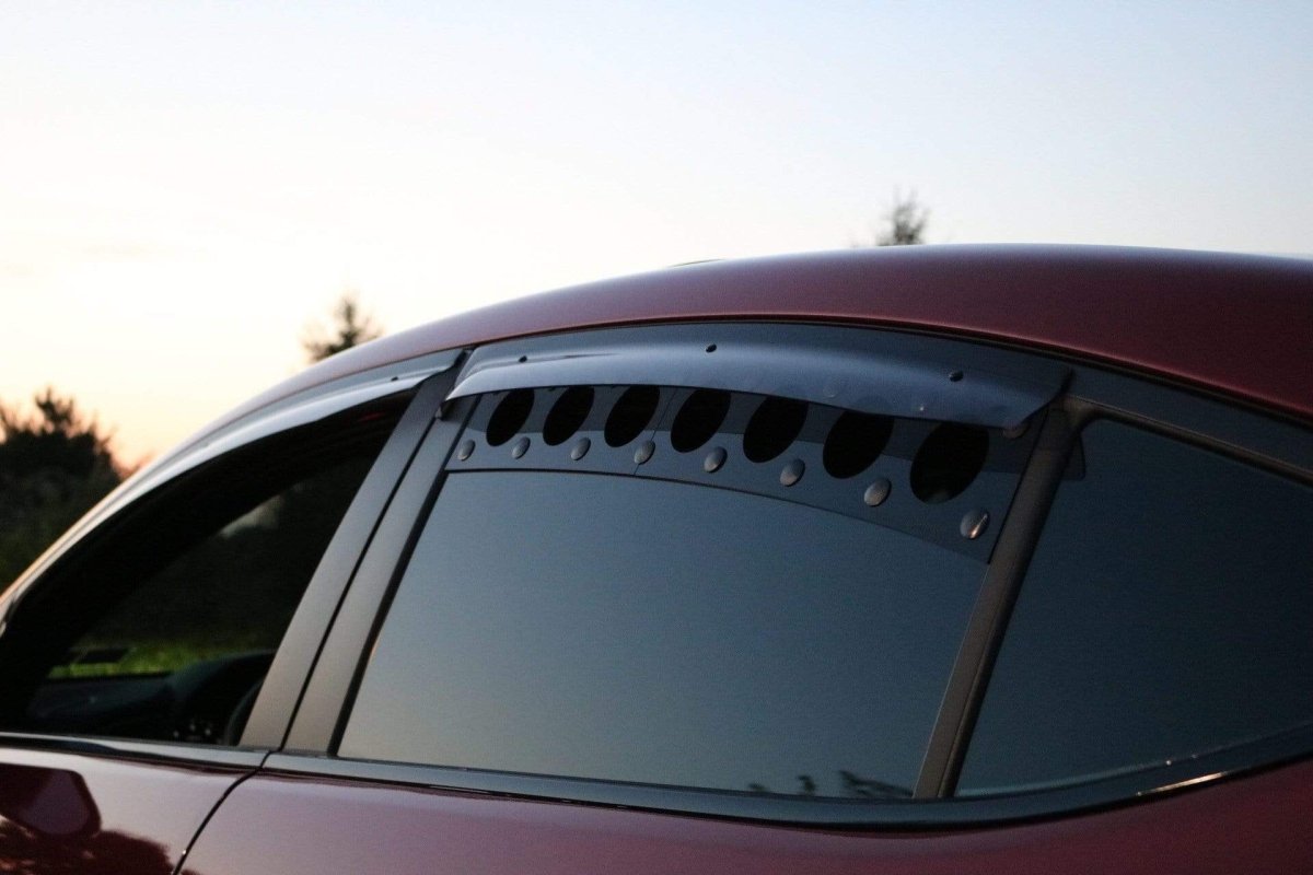 Billetworkz Window Vents Hyundai Elantra 2017-2018 - JDMuscleDoorsbwzBW-WV-HY-ELA-BK-NMBlackNo Mesh