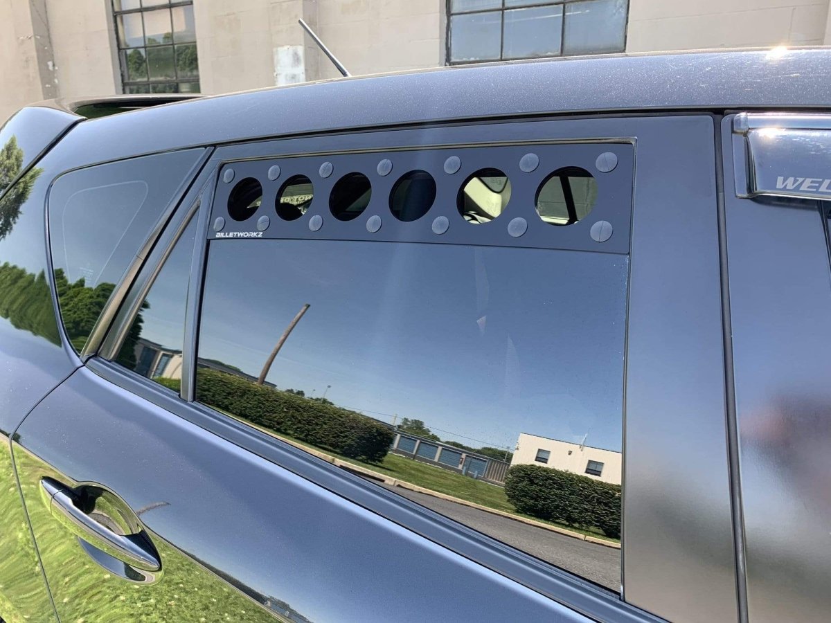 Billetworkz Window Vents Mazda 3 Hatchback 2010-2013 - JDMuscleDoorsbwzBW-WV-MAZ3-BK-NMBlackNo Mesh