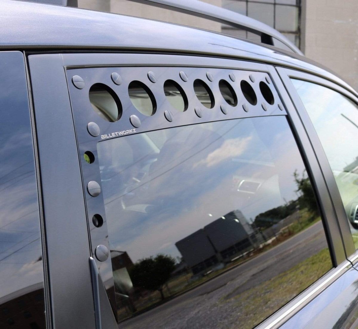 Billetworkz Window Vents Subaru Forester 2014-2018 - JDMuscleDoorsbwzBW-WV-SUB-SJ-BK-NMBlackNo Mesh
