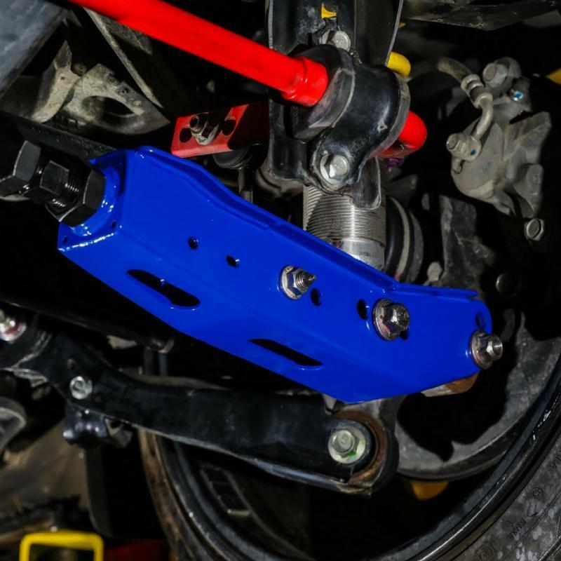 BLOX Racing Rear Lower Control Arms Blue WRX / STI / BRZ / FT-86 / FR-S-BXSS-50010-BL-BXSS-50010-BL-Control Arms-BLOX Racing-JDMuscle