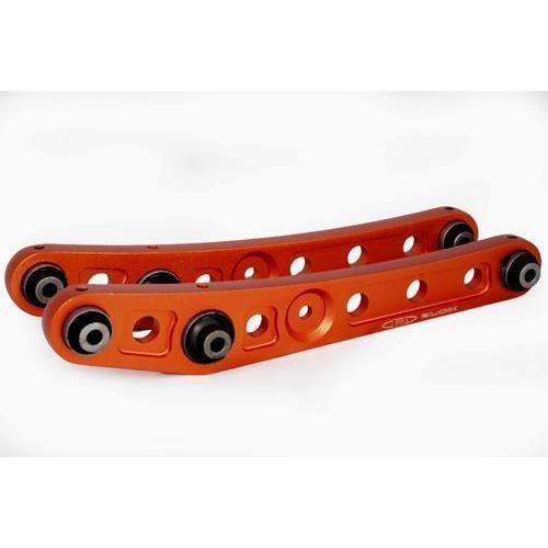 BLOX Racing Rear Lower Control Arms Red 96-00 Honda Civic EK-BXSS-21204-RD-BXSS-21204-RD-Control Arms-BLOX Racing-JDMuscle