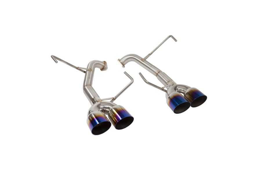 Nameless Performance Muffler Delete Single Wall Neochrome Tips Subaru STI 2019-2020 | RSPD086