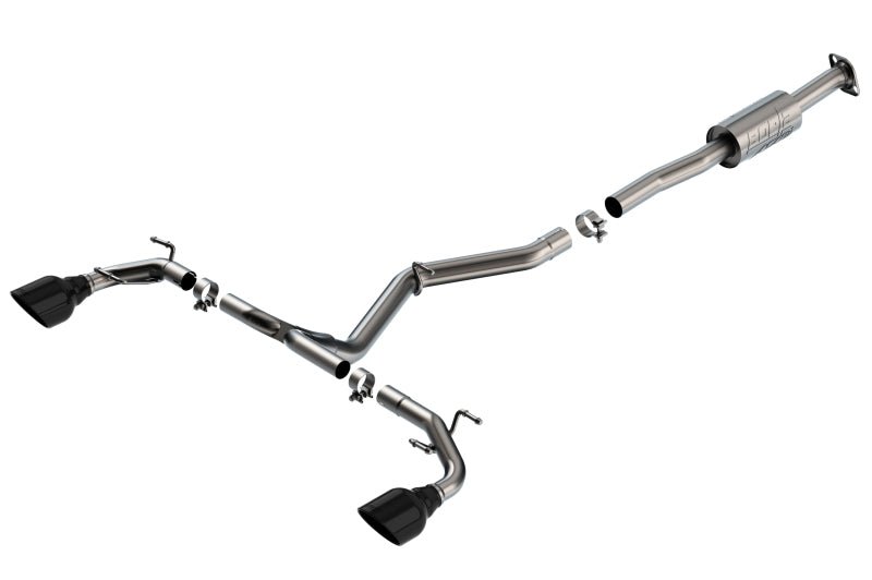 Borla [22 - 23 BRZ/GR86 2.4L RWD] AT/MT ATAK Catback Exhaust - Black Chrome Tips | 140910BC - JDMuscleCat Back Exhaust Systembor140910BC