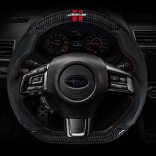 Buddy Club Sport Carbon / Leather Style Steering Wheel - WRX/STI 2015 - 2021 | BC08-RSSWVAB