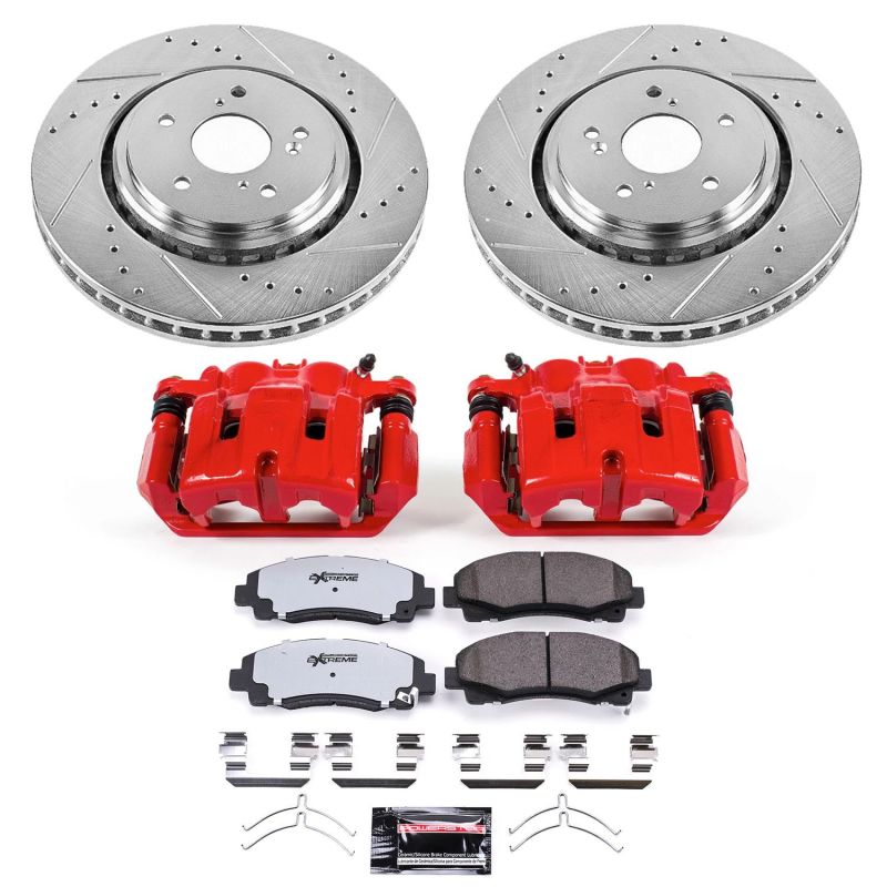 Power Stop Front Z36 Truck and Tow Brake Upgrade Kit w/ Calipers Acura TLX 15-2019 | KC7214-36