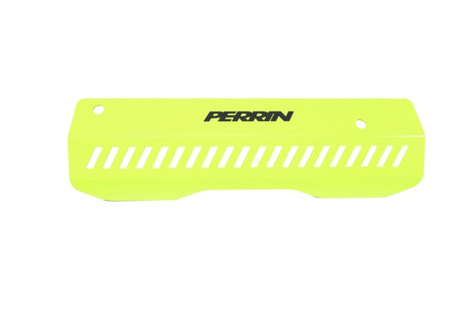 Perrin 22-24 WRX Pulley Cover (Short Version - Works w/AOS System) - Neon Yellow | PSP-ENG-154NY