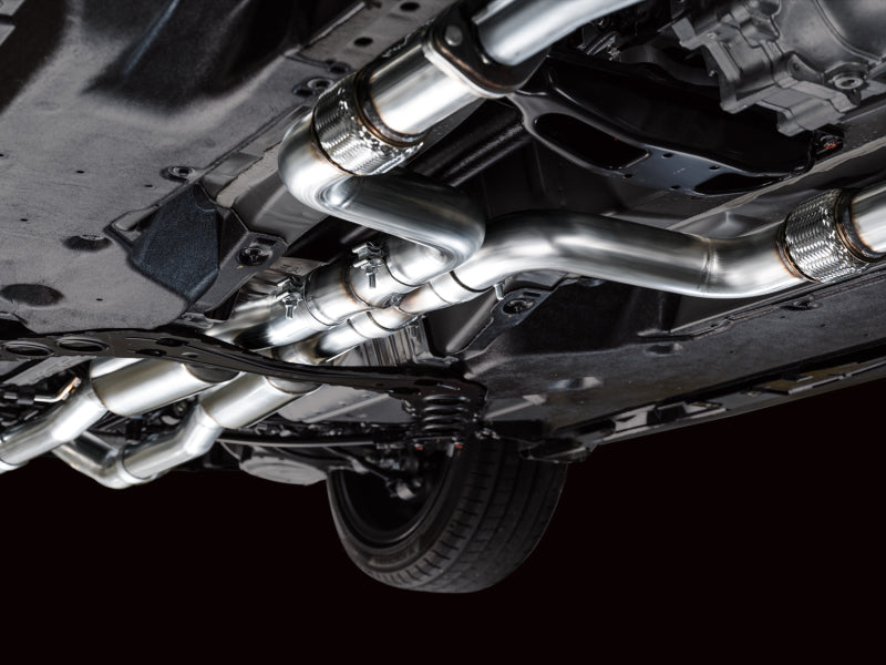 AWE 23-24 Nissan Z RZ34 RWD Track Edition Catback Exhaust System w/ Chrome Silver Tips | 3020-32400