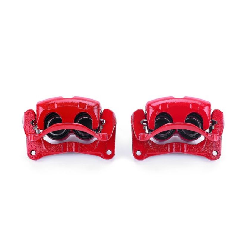 Power Stop Front Red Calipers w/Brackets Pair Mitsubishi Endeavor 2004-2011 | S2920