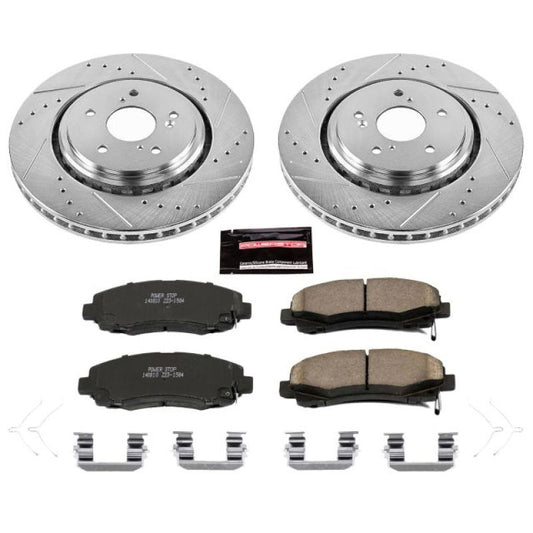 Power Stop Front Z23 Evolution Sport Brake Kit Acura TLX 15-2019 | K7214