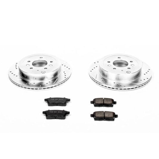 Power Stop Rear Z23 Evolution Sport Brake Kit Mazda CX-7 2007-2012 | K5876