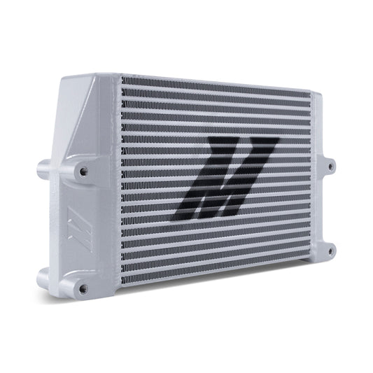 Mishimoto Heavy-Duty Oil Cooler 10" Same-Side Outlets Silver Universal | MMOC-SSO-10SL