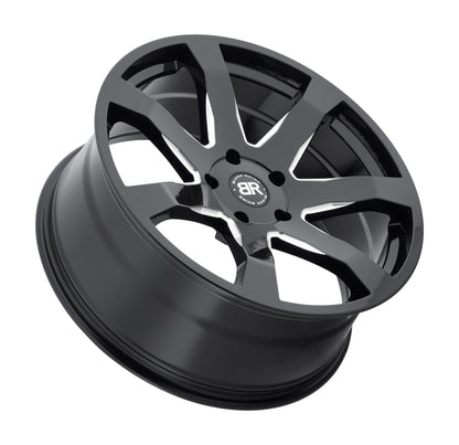 Black Rhino Mozambique 20x8.5 5x114.3 ET35 CB 76.1 Gloss Black w/Milled Spokes Wheel