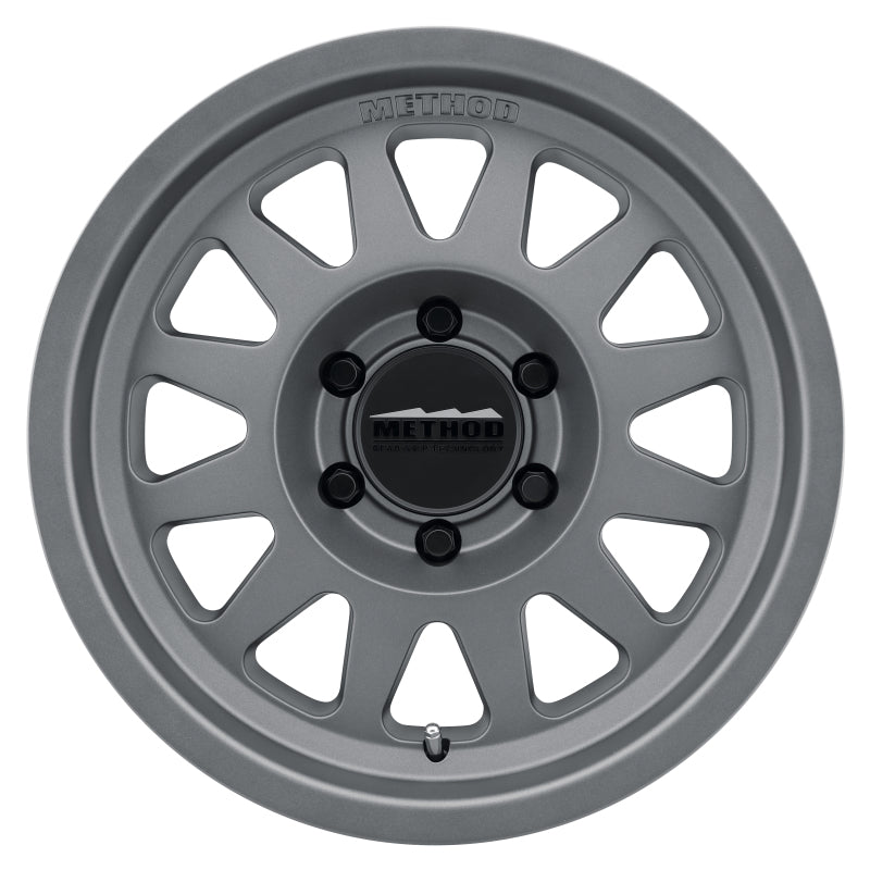 Method MR704 16x8 0mm Offset 6x120 67mm CB Matte Titanium Wheel