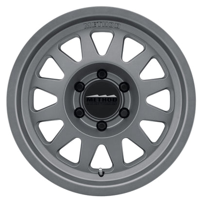 Method MR704 16x8 0mm Offset 6x120 67mm CB Matte Titanium Wheel