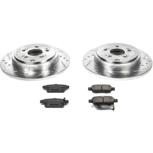 Power Stop Rear Z23 Evolution Sport Brake Kit Honda Ridgeline 2006-2014 | K2431