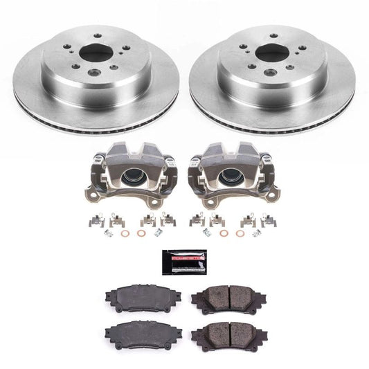 Power Stop 19-13 Lexus GS350 Rear Autospecialty Brake Kit with Calipers Lexus GS200t 2016-2017 / GS300 2018-2019 / GS350 2013-2019 / GS450h 2013-2018 / IS200t 2016-2017 / IS300 2016-2019 / IS350 2014-2019 / RC200t 2016-2017 | KCOE6514