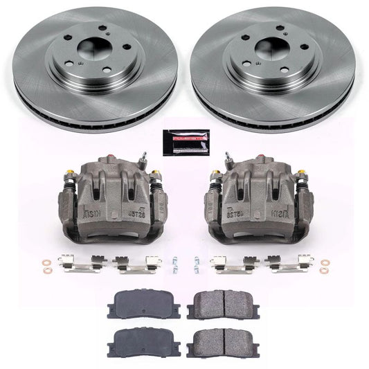 Power Stop Front Autospecialty Brake Kit w/ Calipers Lexus ES330 2004-2006 | KCOE1141