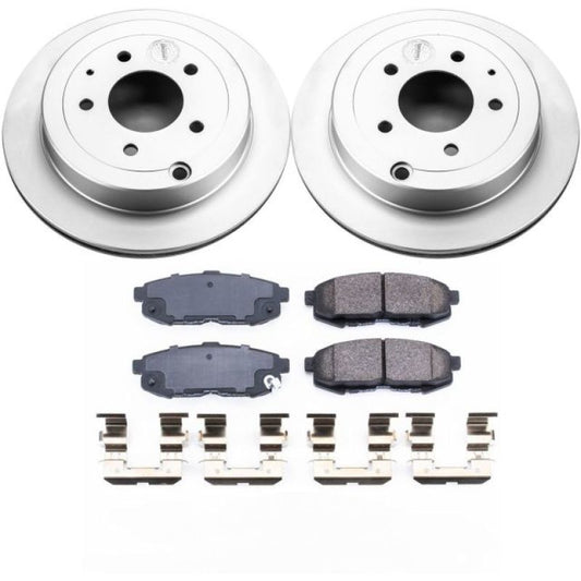 Power Stop Rear Z17 Evolution Geomet Coated Brake Kit Mazda MPV 2004-2006 | CRK4601