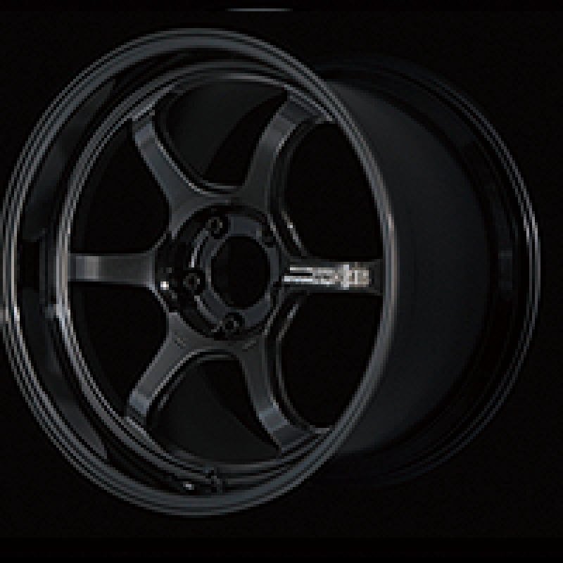 Advan R6 18x9.0 +43 5-114.3 Racing Titanium Black Wheel