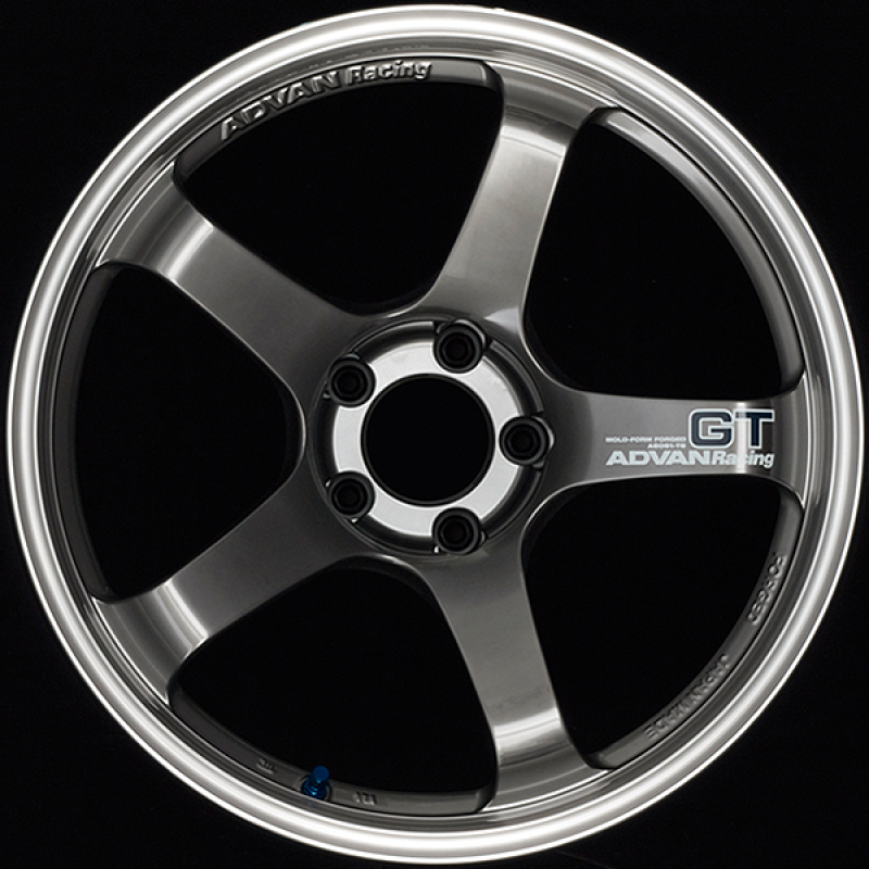 Advan GT 18x9.5 +45 5-114.3 Machining & Racing Metal Black Wheel