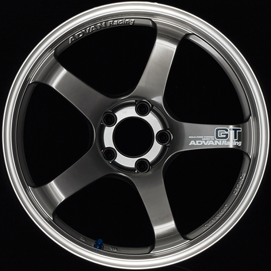 Advan Yokohama GT 18x9.5 / +35MM / 5-120 - Machining/Racing Metal (Black)