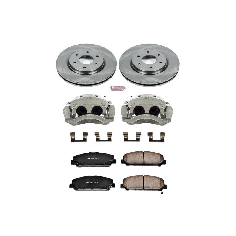 Power Stop Front Autospecialty Brake Kit w/ Calipers Infiniti QX56 2006-2007 / Nissan Armada 2006-2007 | KCOE2909