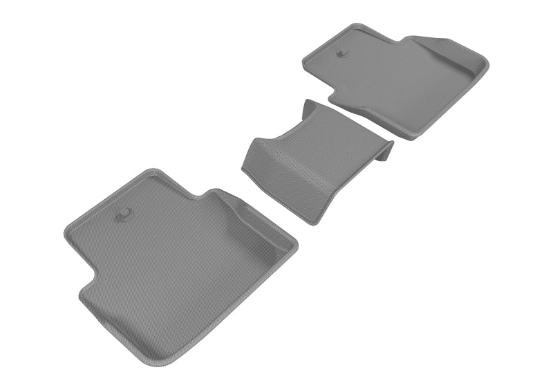 3D MAXpider 15-20 Acura TLX Kagu 2nd Row Floormats - Gray | L1AC00921501