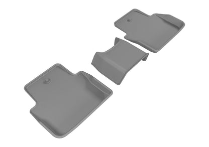 3D MAXpider 15-20 Acura TLX Kagu 2nd Row Floormats - Gray | L1AC00921501