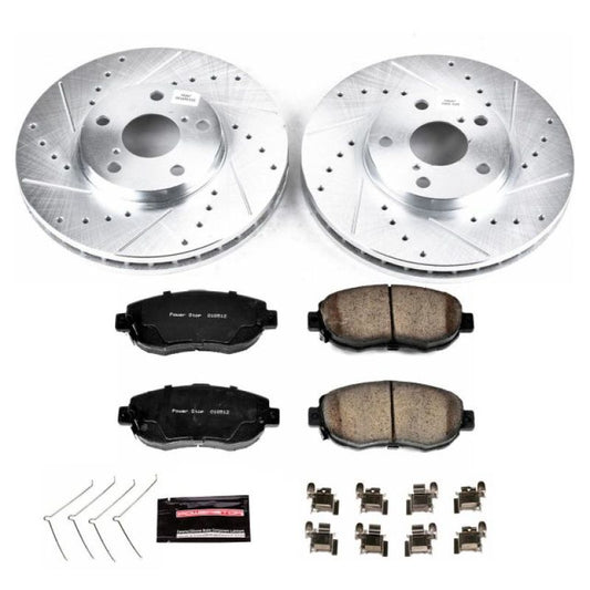 Power Stop Front Z23 Evolution Sport Brake Kit Lexus GS300 1993-2005 / GS400 1998-2000 / GS430 2001-2005 / IS300 2001-2005 / SC430 2002-2010 | K1077