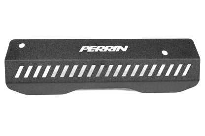Perrin 22-24 WRX Pulley Cover (Short Version - Works w/AOS System) - Black | PSP-ENG-154BK
