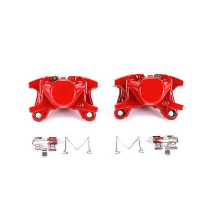 Power Stop Rear Red Calipers w/o Brackets Pair Lexus IS300 2001-2005 | S2838