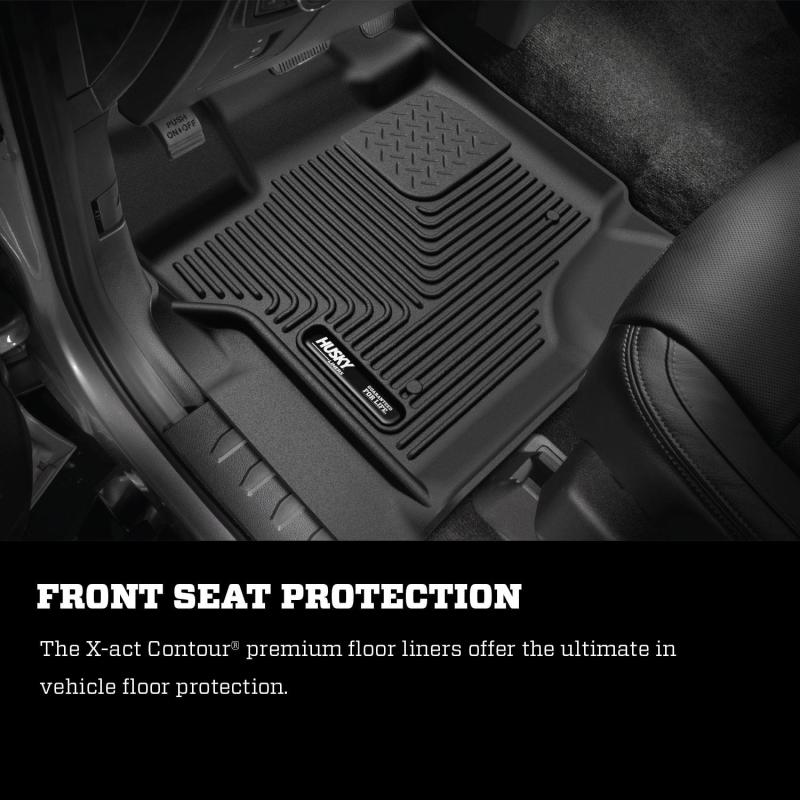 Husky Liners 14-22 GX460 / 13-22 4Runner X-act Contour Series 2nd Seat Floor Liner BLK | 53861