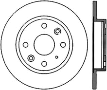 StopTech 90-93 Mazda Miata Sportstop Cryo Drilled & Slotted Rotor - Rear Left