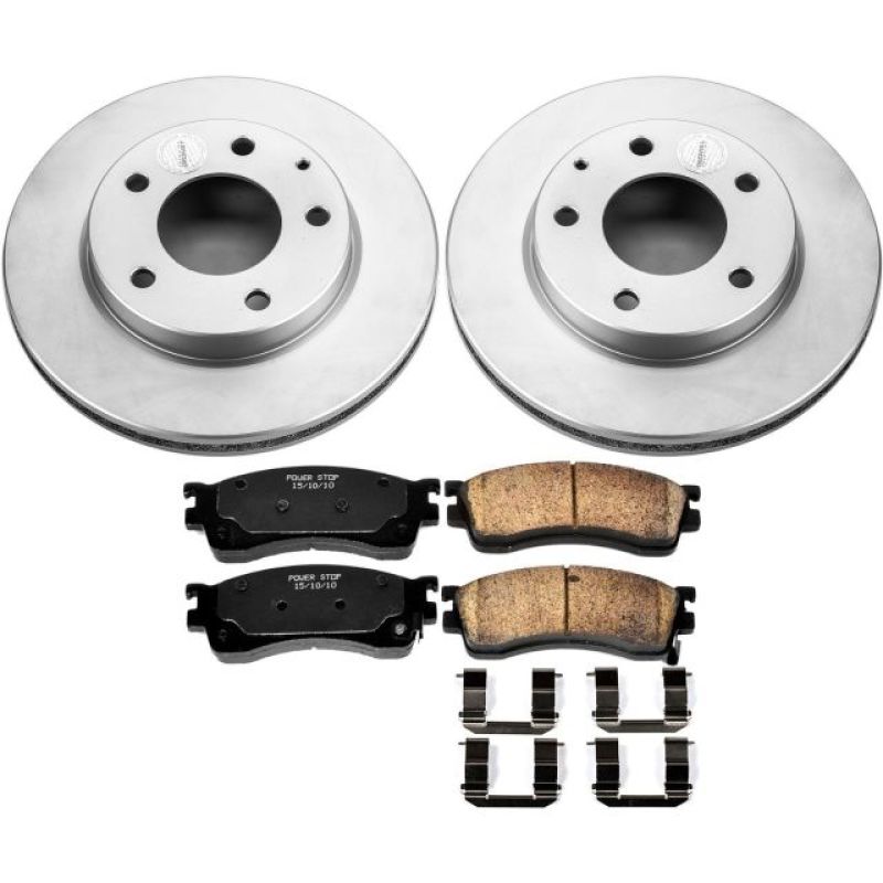 Power Stop Front Z17 Evolution Geomet Coated Brake Kit Mazda Protege 2001-2003 | CRK788