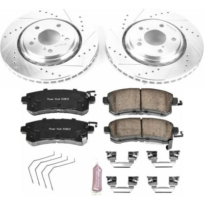 Power Stop Front Z23 Evolution Sport Brake Kit Honda Odyssey 15-2017 / Passport 2019-21 | K6959