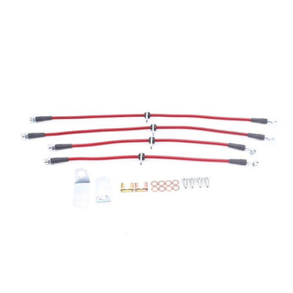 Power Stop Front & Rear SS Braided Brake Hose Line Kit Honda Civic 2006-2011 | BH00067