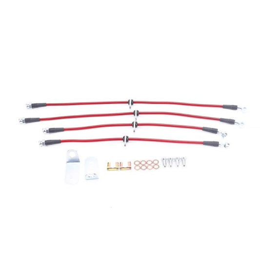 Power Stop Front & Rear SS Braided Brake Hose Line Kit Honda Civic 2006-2011 | BH00067