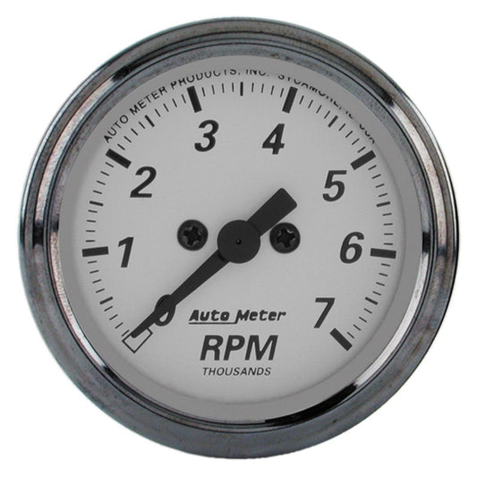 AutoMeter American Platinum 2-1/16in 7K RPM In-Dash Tachometer Gauge Universal | 1994