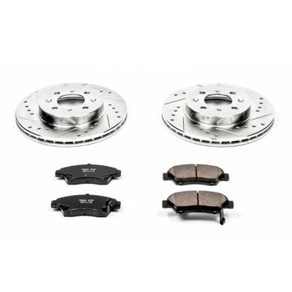 Power Stop Front Z23 Evolution Sport Brake Kit Honda Civic 1993-1995 / Civic Del Sol 1993-1997 / Fit 2007-2008 | K694